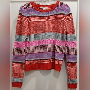 Rewind Sz XL  Multicolor Striped Crew Neck Sweater